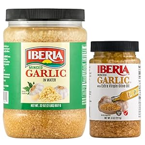 Iberia Minced Garlic in Water, 32 o...
