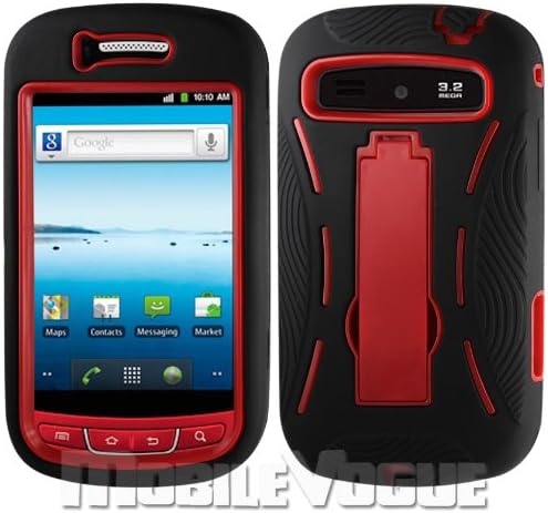 Black/red Fashionable Perfect Silicone Case Protector Cover Hybrid Case for Samsung Admire(r720)