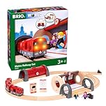 BRIO World Metro Train Set for Kids Age 3 Years Up - Wooden Railway Accessories and Add Ons - Gifts for Boys and Girls