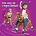 Power Pony Ride On Toy for 2+ Kids - Power Ponies Push Pull Kids Ride On Horse for Toddlers with A Removable Parent-Controlled Push Handle for Easy Rides, Brown, Champ