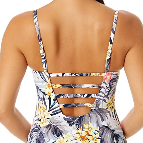 Hurley Womens One Piece Swimsuit (As1, Alpha, S, Regular, Regular, Tropical Hideaway) #TOP3