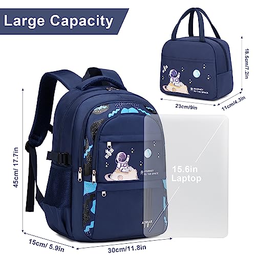 Acesak Backpack For Boys - Boy Backpack Schoolbag For Boys Kids Children Teens Girls Elementary Middle School Bags, Waterproof Lightweight Kids Bookbag Backpacks Casual Daypack With Lunch Bag Set #TOP1