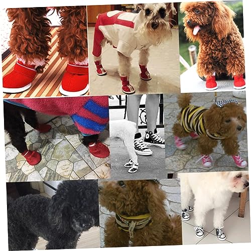 Bottes pour chien Mipcase imperméables et chaussures de Noël antidérapantes - 4