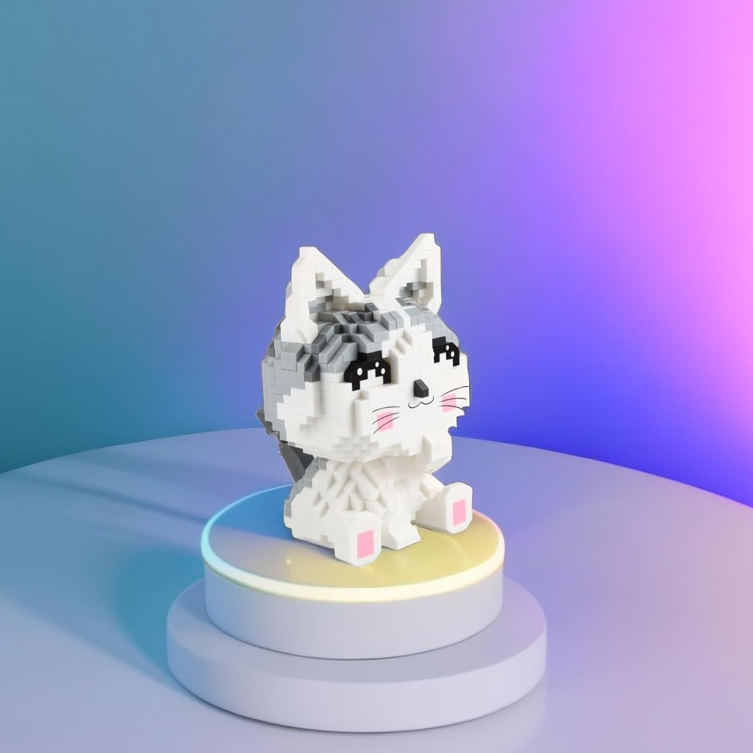 Larcele Cat Micro Building Blocks Pet Mini Building Toy Bricks, 867 Pieces KLJM-02 (Model 2285) - Image 6