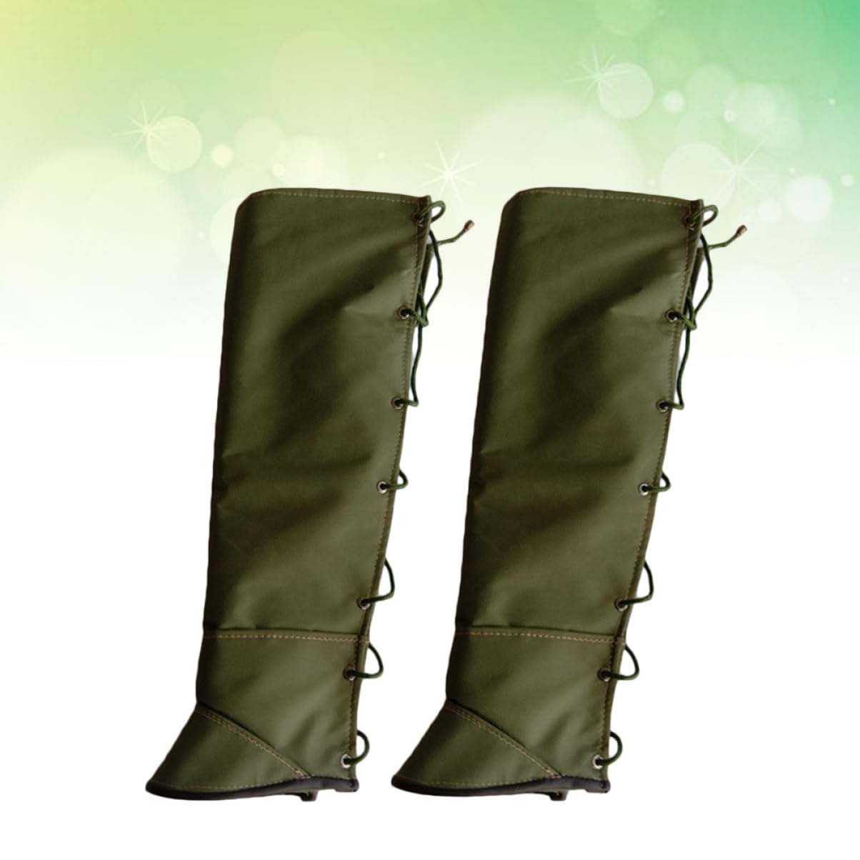 POPETPOP Guêtres de Protection Extérieure Vertes en Toile Anti-Usure