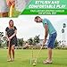 GoSports Deluxe Croquet Set - Full Size for Adults & Kids