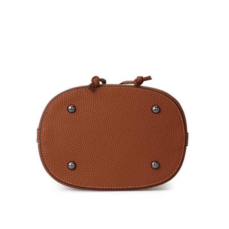Bolso Tote para mujer con cierre de cordón y bandolera miniatura 6