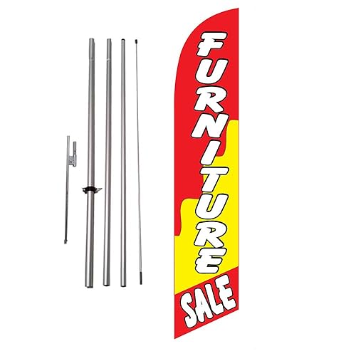 Miniatura 9 de Bandera de plumas, variaciones, multiuso (para venta de muebles, colchones y artículos para el hogar, minoristas y propietarios de tiendas de