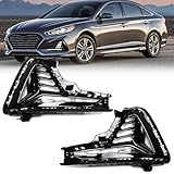 YINZINR LED Fog Lights for 2018-2019 Hyundai Sonata, Direct Replacement 92208C1700 92207C1700, 6000K White...
