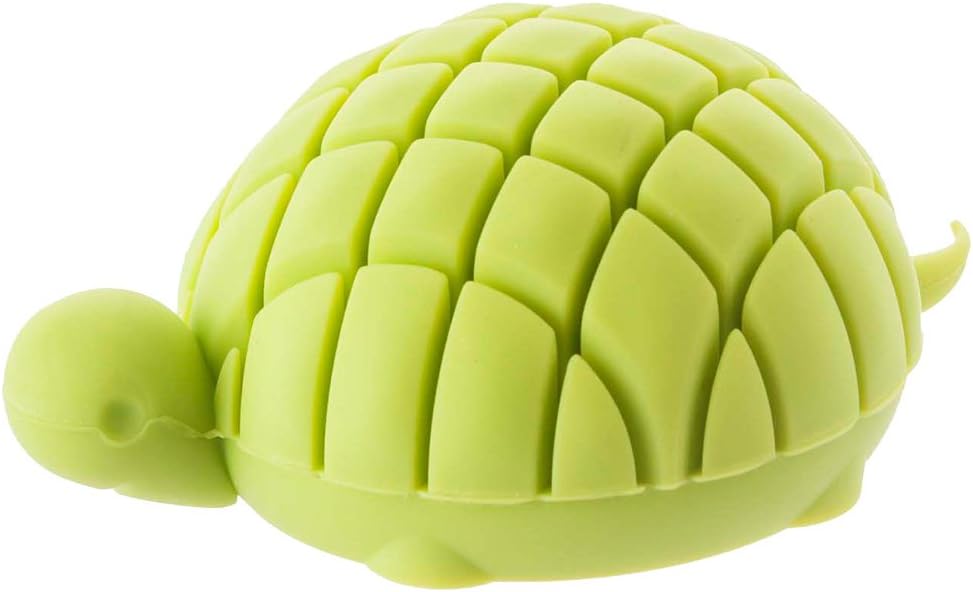 Yamazaki Home Animal Turtle | Silicone | Business Card Holder, One Size, Green
