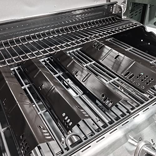 Uniflasy Grill Heat Plate Replacement For Dyna-Glo Dgh485Crp,Dgh474Crp, Heat Plates For Dyna-Glo 4 Burner Grill, Porcelain Steel Heat Plate, 5 Pack #TOP4