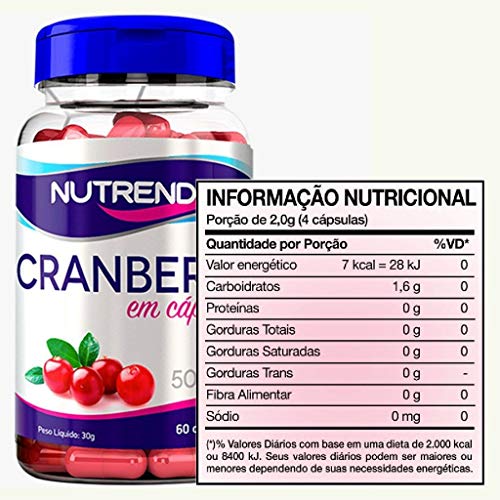 Cranberry 60 cápsulas, Nutrends