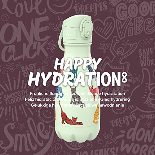 Ion8 Leak Proof Water Bottle, Vacuum Insulated, Cats, 280ml (10oz) - Image 7