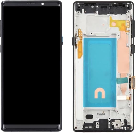 Replacement for Samsung Galaxy Note 9, SCV40, SM-N960F, SM-N960U, SM-N9600 Touch Screen Digitizer Assembly LCD Display with Bezel Frame Black (TFT)