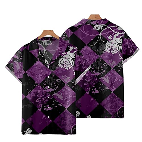 Chemise de plage hawaïenne grande taille pour homme masquant les imperfections avec style
