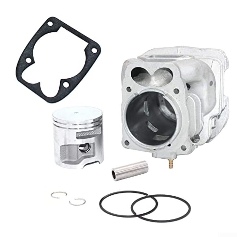 Cilindro de 51 mm con pistón, para 576XP 570 II, reemplaza 544367404 544367402, soporta una mayor estabilidad RPM y una combustión eficiente de combustible