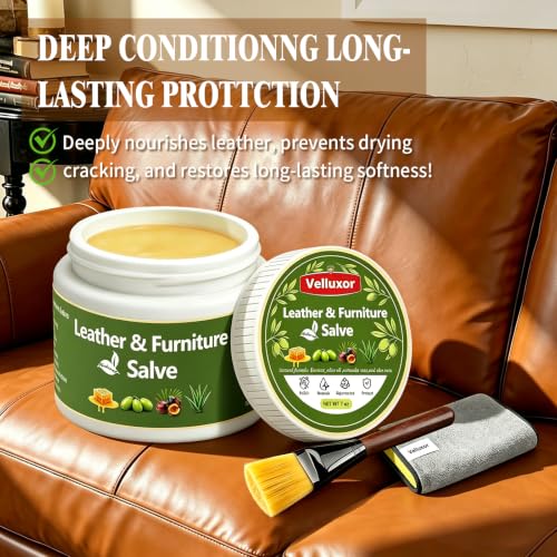 Velluxor Furniture Salve for Leather