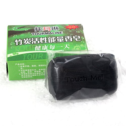 Ulike2 Tourmaline Large Function Black Soap (100% Pure) 60g/pcs Pack of 1