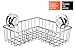 BRIOFOX Shower Caddy Basket, Easy Install Powerful Suction Cup + NeverRust 304 Stainless Steel, Will not fit Rounded Curved Corner, 90 Degrees ONLY. (87-92 Degrees are fine)