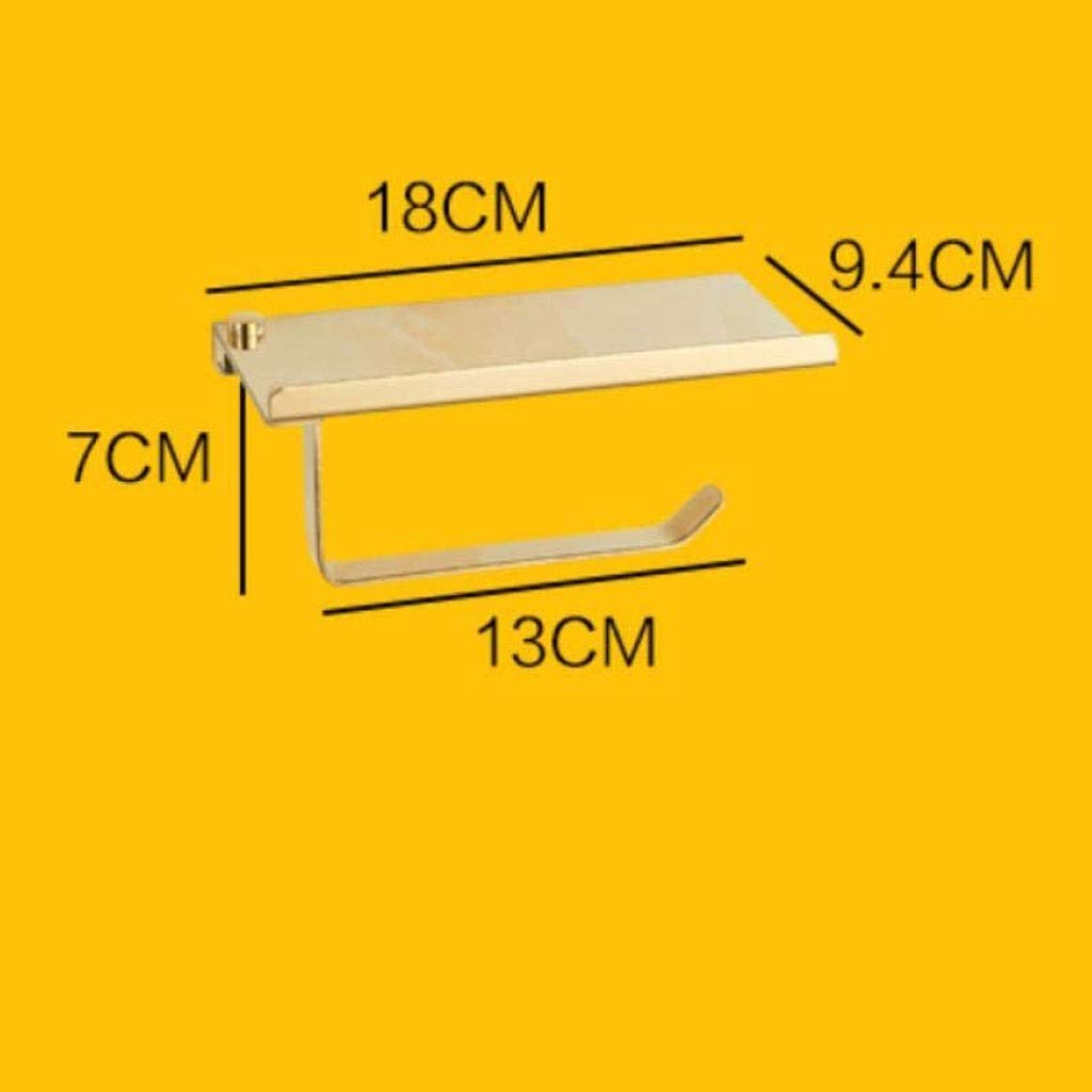 Stały uchwyt na papier toaletowy, Stainless Steel Toilet Paper Holder Wall Mounted With Mobile Phone