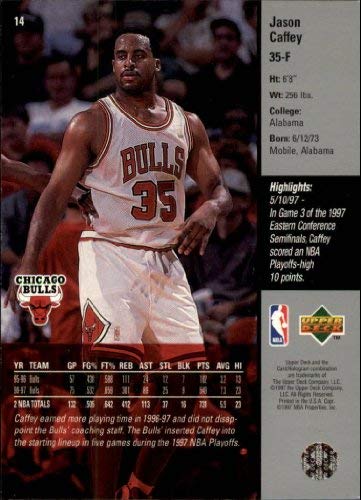 Amazon.com: 1997-98 Upper Deck #14 Jason Caffey NBA Basketball
