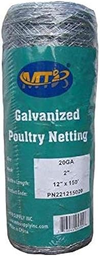 Miniatura 5 de MTB 20GA - Alambre hexagonal galvanizado para aves de corral, 18 pulgadas x 50 pies x 2 pulgadas