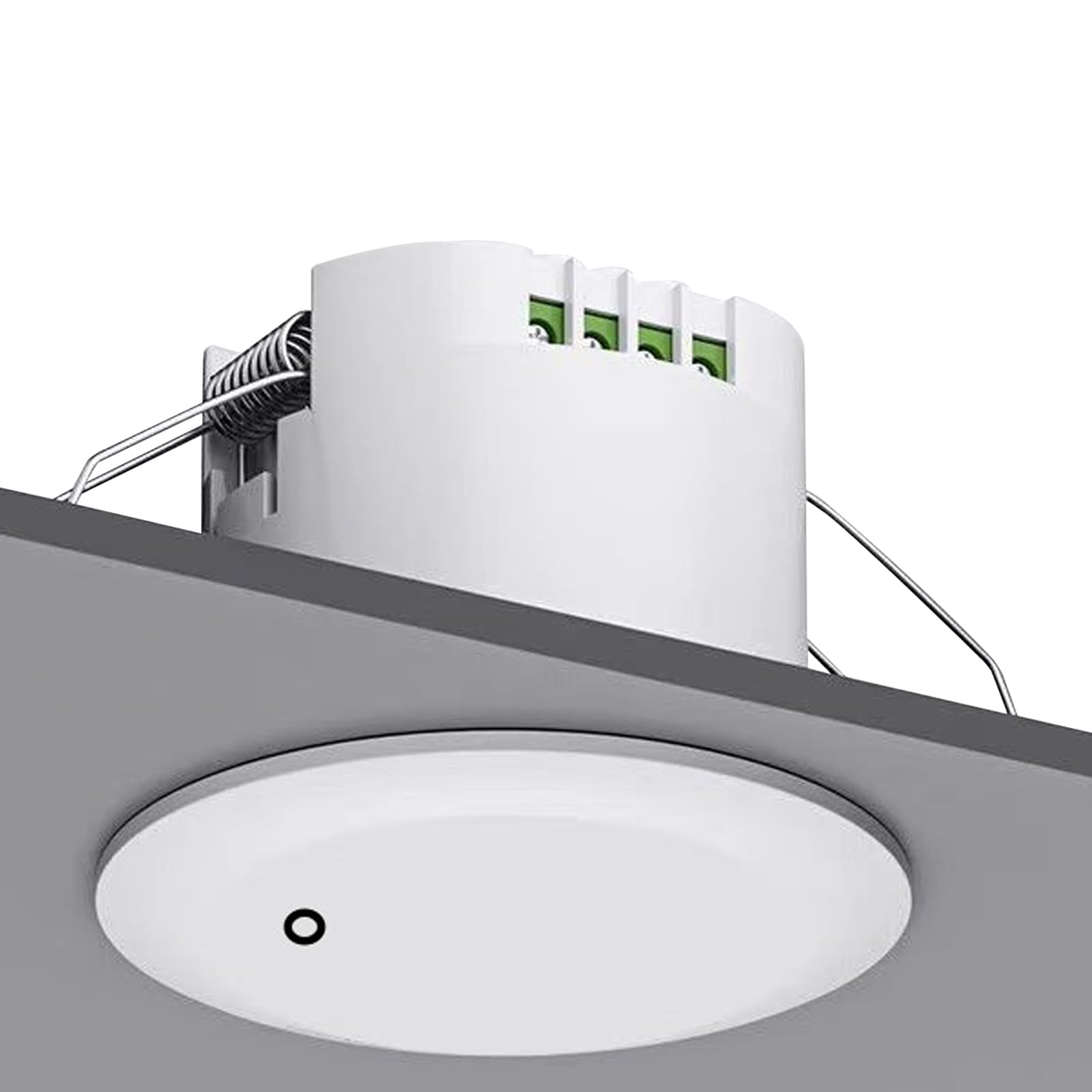 Human Presence Sensor, Adjustable 24GHZ Motion Detection, Millimeter Wave Presence Sensor for Ceiling Light Switch, Detection Human Movement, Light Control, Breathing