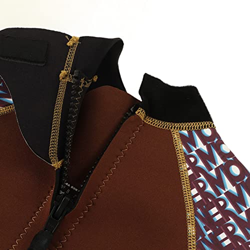 Roupa de mergulho infantil, roupa de mergulho térmica infantil resistente ao desgaste com cordão tra