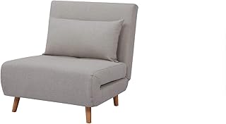 Marchio Amazon - Movian Scutari - Poltrona letto, 77 x 90 x 81 cm, grigio chiaro