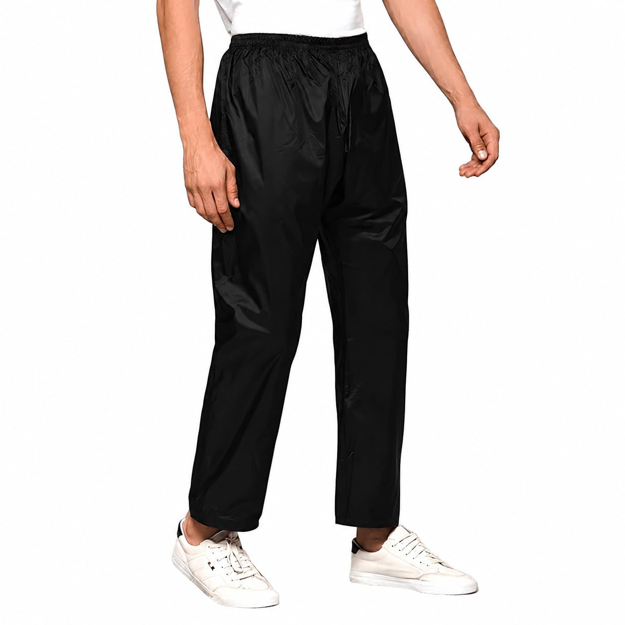 Reoutlook Unisex Plain Reversible Waterproof Rain Pant/Trouser-image-20