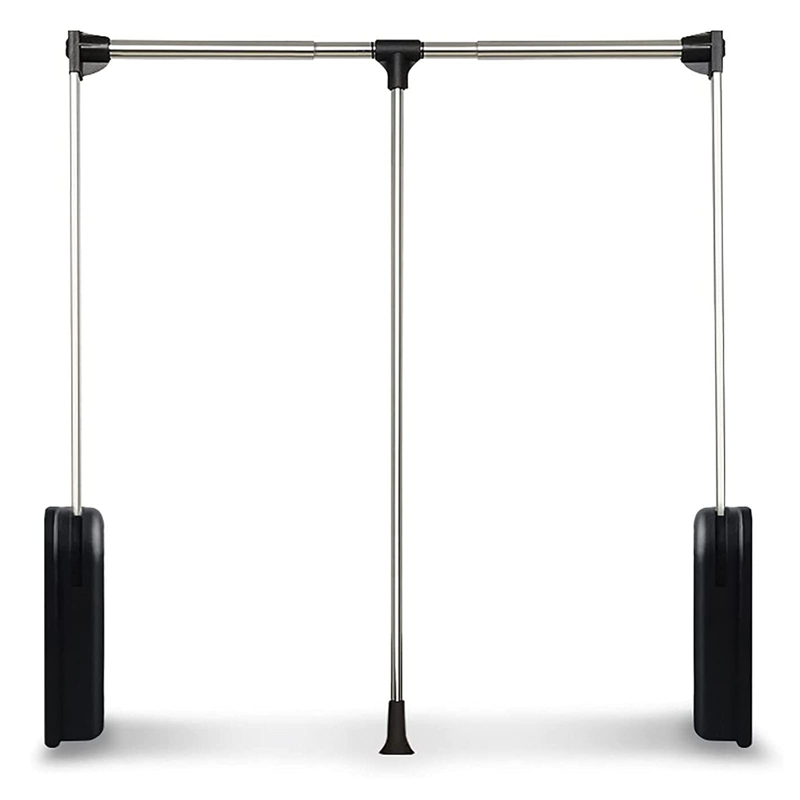 Asta Appendiabiti Estraibile, aste Appendiabiti Estraibili Regolabili, Binario Appendiabiti da 51-121 cm, capacità di carico 88 libbre, Appendiabiti salvaspazio, Organizer Estensibile per Un