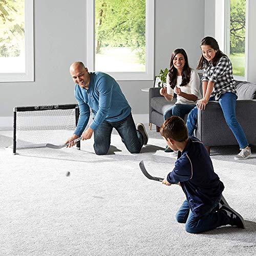 Franklin Sports Nhl Youth Mini Hockey Goal + Stick Set - Kids Knee Hockey Goal, Sticks + Foam Mini Balls - (1) Goal, (2) Mini Sticks + (2) Balls Included #TOP4