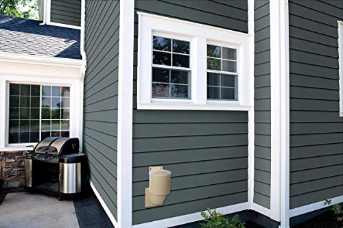Heartland Natural Energy Saving Dryer Vent Closure - Outside Heartland Dryer Vent Cover Adapts to Outdoor Siding