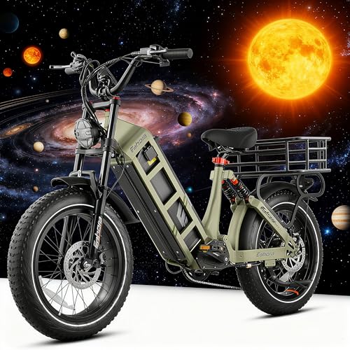 Image of 2026 Eahora 5400W Juliet Pro 2 Electric Bike for Adults 43MPH Dual Motor 70Ah Ebike 200Miles Long Range Electric Bicycle, 20'' Fat Tire Full Suspension Electric Mountain Bike for Commuting /Delivery
