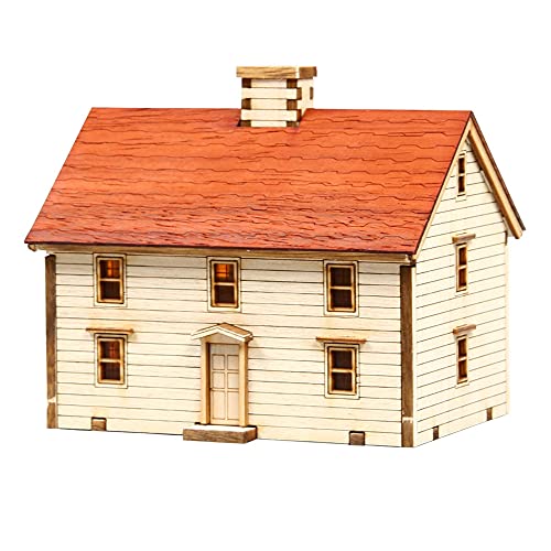 Maquette en bois Western Farmhouse Young Modeler pour réussir son assemblage sans aucune colle