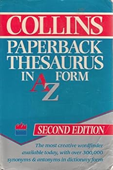Paperback Collins Paperback Thesaurus: In A to Z Form Book