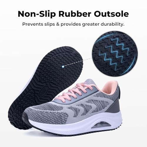 Image of Womens Arch Support Walking Shoes Plantar Fasciitis Orthotic Sneakers for Foot Pain Relief US Size 6-11
