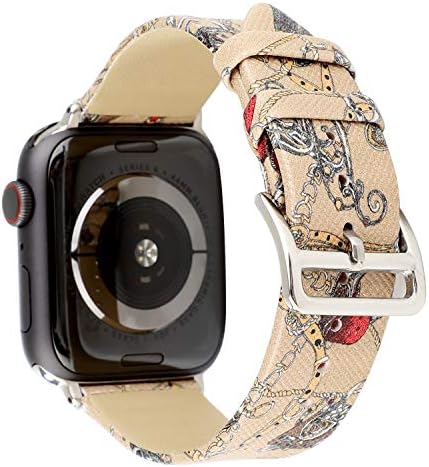 MeShow TCSHOW 38mm 40mm Chain Bag Style Replacement Strap Wrist Band with Metal Adapter Compatible for Apple Watch Series 5 4 3 2 1(Not fit for iWatch 42mm/44mm) (Z2)