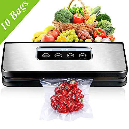 Vacuum Sealer Machine for Food Preservation, Villsure Food Savers Automatic Vacuum Sealing Machine