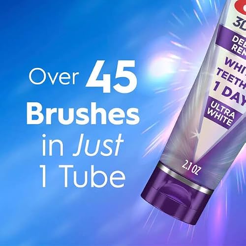 Fits Crest 3D White Deep Stain Remover Toothpaste, Ultra White, 2.1 oz