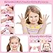 99 Pcs Kids Makeup Kit for Girls, Princess Toys Real Washable Cosmetics Set with Mirror, Hair Ties, Nails, Rings, Earrings, Necklace, Perfect for 3 4 5 6 7 8 Year Old Girls Birthday