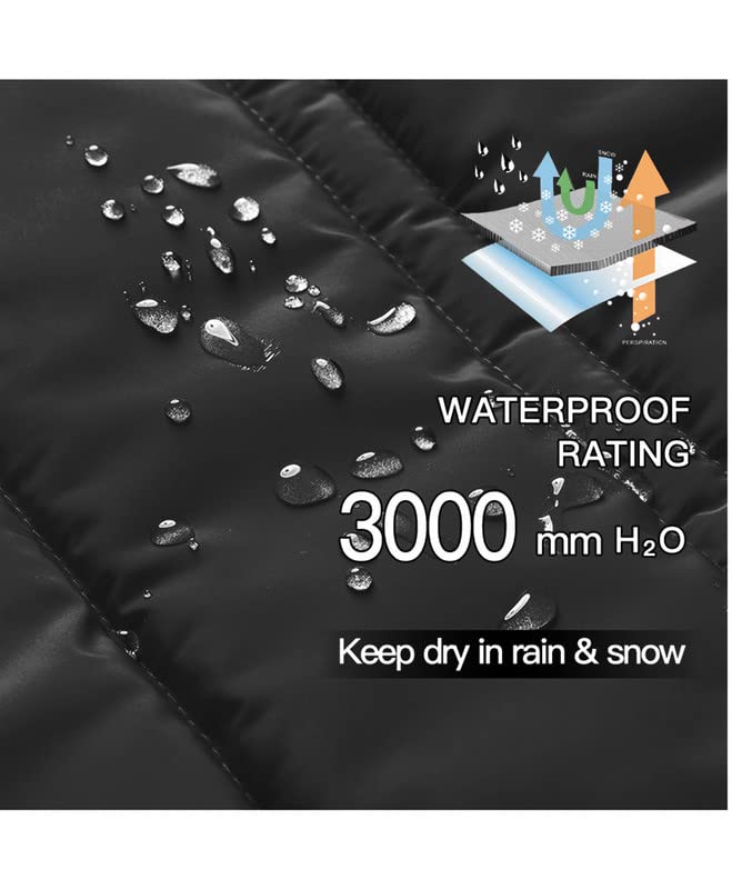 TRATENBY Boy’s Winter Coat Waterproof Windproof Puffer Parka Jacket with Fleece Lined and Detachable Hood4