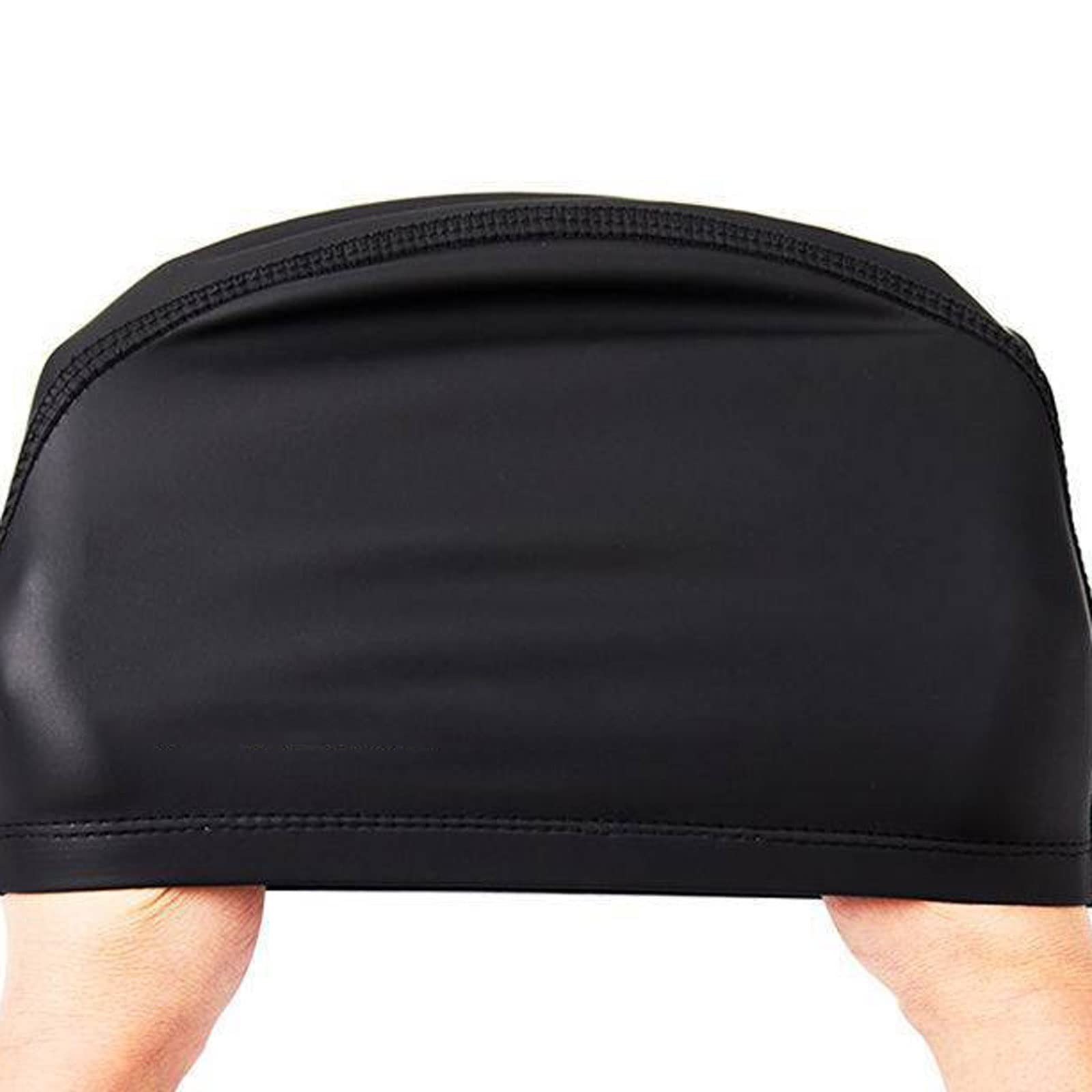 Bonnet de bain d'été pour homme et femme - Élastique et imperméable - En polyuréthane - Protège les oreilles - Cheveux longs - Pour le sport et la piscine