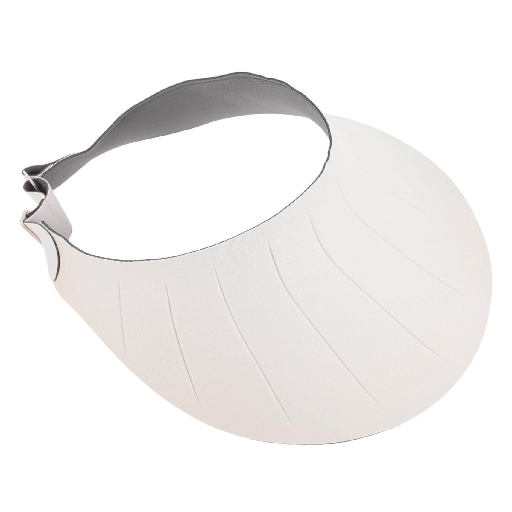 BESPORTBLE Chapeau Anti UV chapkas Femme Bonnet Creme Solaire Chapeau de Camionneur Haut de Forme Vide de Plage à Large Bord visières de Plage pour Femmes Nylon Blanche