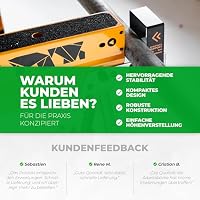 STRONGBOLD Arbeitsbock 2er-Set Superhorse H800, Klappbare höhenverstellbare Schwerlast Arbeitsböcke mit 1.180 kg Tragkraft im Paar, multifunktional, kompaktes Design mit Werkbankfunktion – Ansicht 2