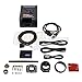 GlowShift Elite 10 Color Wideband Air/Fuel Ratio AFR Gauge Kit - Includes Oxygen Sensor, Data Logging Output & Weld-in Bung - Black Dial - Tinted Lens - Peak Recall - 2-1/16