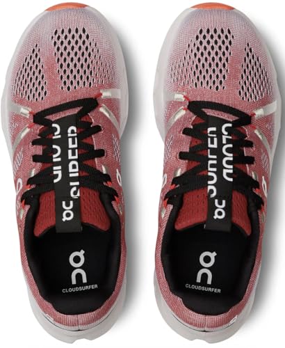 On Women's Cloudsurfer Sneakers, Auburn/Frost, 11 Medium US3