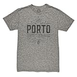 FC Porto Vintage Tri-Blend T-Shirt Flourish - Grey (as1, Alpha, l, Regular, Regular)