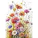 NEWENMO Fiori Selvatici Diamond Painting Kit per Adulti,5D Fiori Bellissimi Pittura Diamante Kit,Fai Da Te Paesaggio Diamond Art Kit Completo,per Adulti Principianti Decorazione Casa 30x40cm immagine