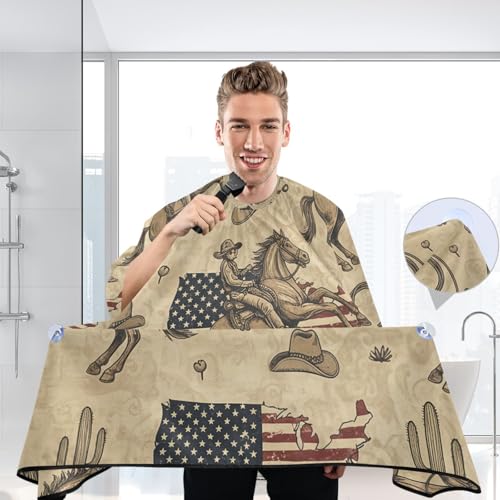 Capa de Corte de Pelo Impermeable Profesional para Hombres miniatura 6